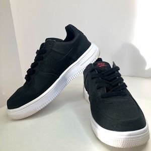 Nike Air Force Black Glitter